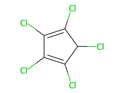 Pentachlorocyclopentadiene structure