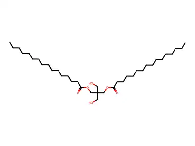 2,2-Bis(hydroxymethyl)propane-1,3-diyl dipalmitate structure