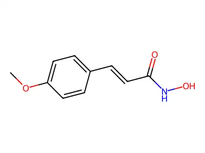 N-hydroxy-3-(4-methoxyphenyl)prop-2-enamide structure