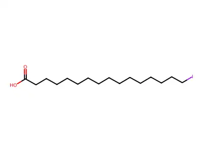 16-Iodohexadecanoic acid structure