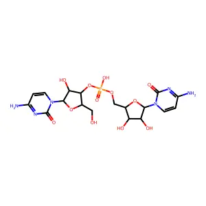 Cytidylyl-(3'->5')-cytidine structure