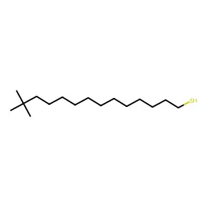 tert-Hexadecanethiol structure