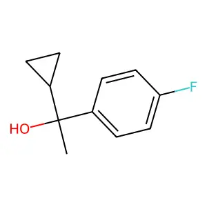 1-Cyclopropyl-1-(4-fluorophenyl)ethanol structure
