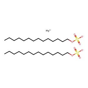 1-tetradecanol, hydrogen sulfate, magnesium salt structure