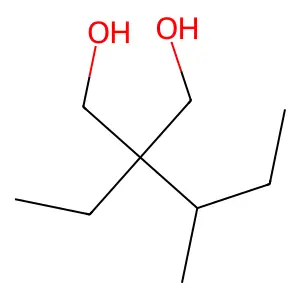 2-Ethyl-2-(1-methylpropyl)-1,3-propanediol structure