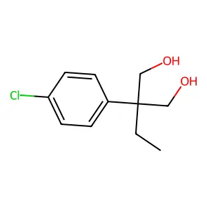 1,3-Propanediol, 2-(p-chlorophenyl)-2-ethyl- structure