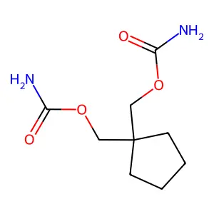 Cyclopentane-1,1-dimethanol, dicarbamate structure