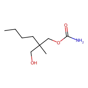 2-(Hydroxymethyl)-2-methylhexyl hydrogen carbonimidate structure