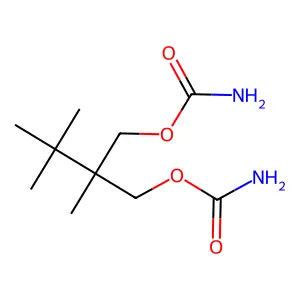 1,3-Propanediol, 2-tert-butyl-2-methyl-, dicarbamate structure