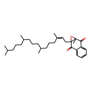 Vitamin K1 2,3-epoxide structure