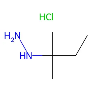 T-Amylhydrazine hydrochloride structure