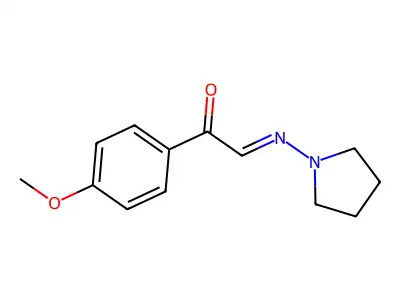 1-(4-Methoxyphenyl)-2-pyrrolidin-1-yliminoethanone structure
