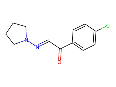 1-(4-Chlorophenyl)-2-pyrrolidin-1-yliminoethanone structure