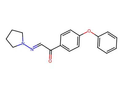 1-(4-Phenoxyphenyl)-2-pyrrolidin-1-yliminoethanone structure