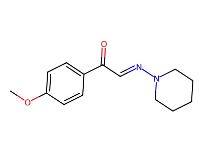 1-(4-Methoxyphenyl)-2-piperidin-1-yliminoethanone structure