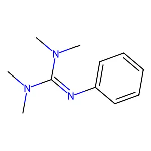 guanidine, N,N,N',N'-tetramethyl-N''-phenyl- structure
