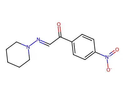 1-(4-Nitrophenyl)-2-piperidin-1-yliminoethanone structure