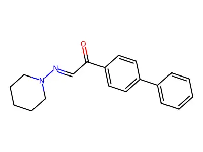 1-(4-Phenylphenyl)-2-piperidin-1-yliminoethanone structure