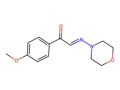 1-(4-Methoxyphenyl)-2-morpholin-4-yliminoethanone structure
