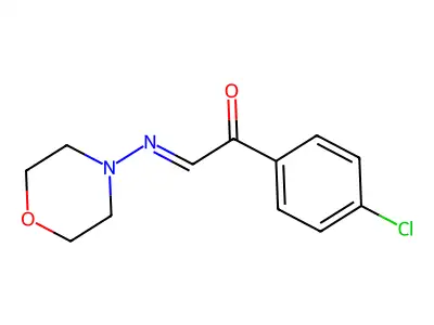 1-(4-Chlorophenyl)-2-morpholin-4-yliminoethanone structure