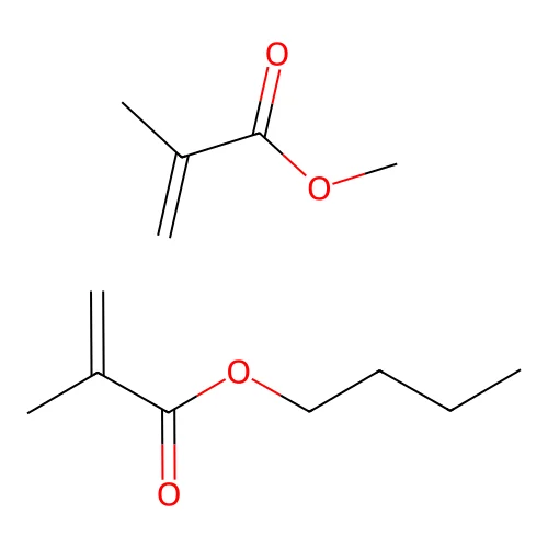 Butyl 2-methylprop-2-enoate--methyl 2-methylprop-2-enoate (1/1) structure