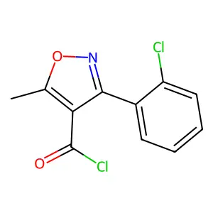 4-Isoxazolecarbonyl chloride, 3-(2-chlorophenyl)-5-methyl- structure