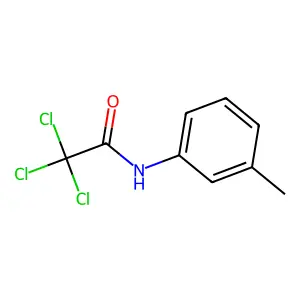 Acetamide, 2,2,2-trichloro-N-(3-methylphenyl)- structure