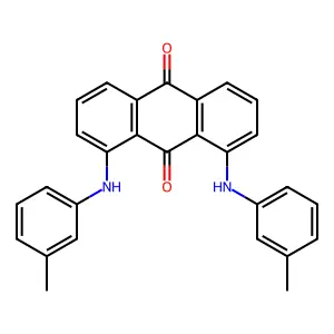 1,8-Bis((3-methylphenyl)amino)anthraquinone structure