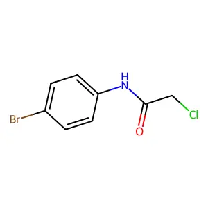 N-(4-Bromophenyl)-2-chloroacetamide structure