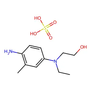 Ethanol, 2-((4-amino-3-methylphenyl)ethylamino)-, sulfate (1:1) structure