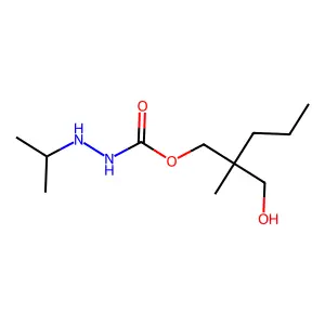 2-(Hydroxymethyl)-2-methylpentyl hydrogen propan-2-ylcarbonohydrazonate structure
