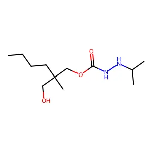 1,3-Propanediol, 2-butyl-2-methyl-, isopropylaminocarbamate structure
