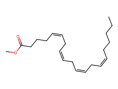 (5Z,8Z,11Z,14Z)-Methyl icosa-5,8,11,14-tetraenoate structure