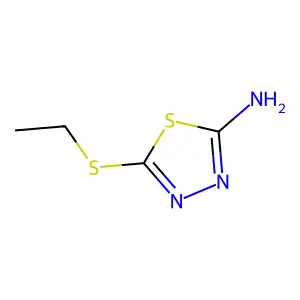 1,3,4-Thiadiazol-2-amine, 5-(ethylthio)- structure
