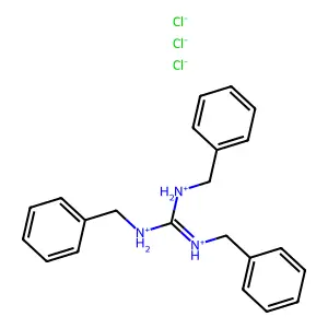 N,N',N''-Tribenzylguanidine--hydrogen chloride (1/3) structure