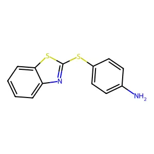 4-(2-Benzothiazol-2-ylthio)aniline structure