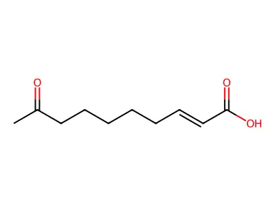9-Oxo-2-decenoic acid, (2E)- structure