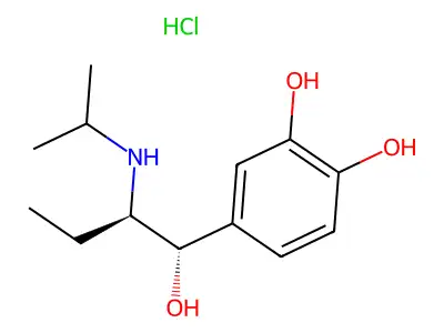 Isoetharine Hydrochloride structure