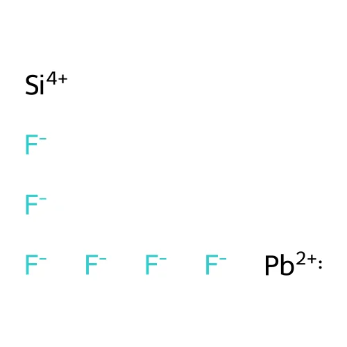 Lead(2+);silicon(4+);hexafluoride structure