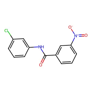 N-(3-chlorophenyl)-3-nitrobenzamide structure