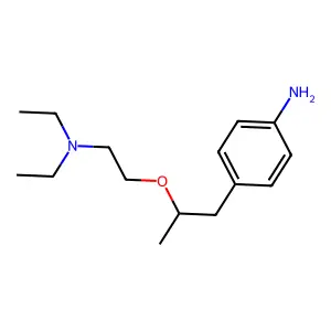 Aniline, p-(2-(2-(diethylamino)ethoxy)propyl)- structure