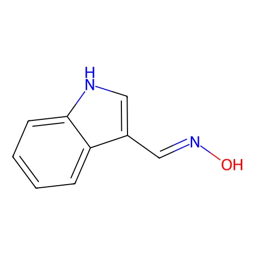 1H-Indole-3-carboxaldehyde Oxime structure