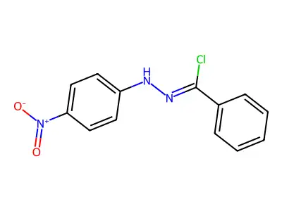 N-(4-Nitrophenyl)benzenecarbohydrazonoyl chloride structure