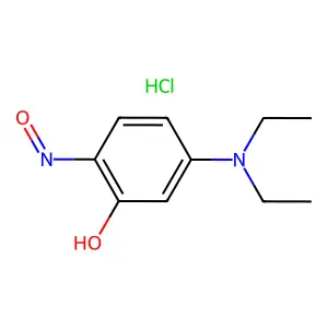 5-Diethylamino-2-nitrosophenol hydrochloride structure