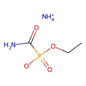 Fosamine ammonium structure