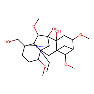 Lycoctonine structure