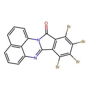8,9,10,11-tetrabromo-12H-phthaloperin-12-one structure