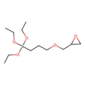 gamma-Glycidoxypropyltriethoxysilane structure