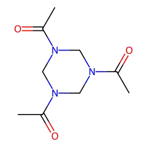 1,3,5-Triacetylhexahydro-1,3,5-triazine structure