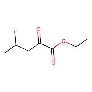 Ethyl 4-methyl-2-oxopentanoate structure